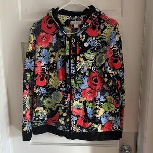 Christopher & Banks Multicolor Floral Kids Jacket
